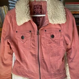 Women’s sz S corduroy cropped jacket